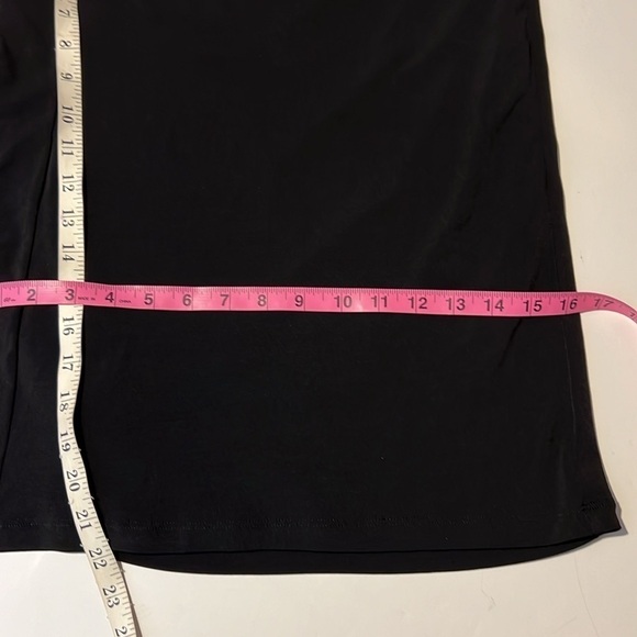 Lane Bryant Womens Black Wide Leg Pull On Cropped Pants Size 14/16 - Picture 8 of 10